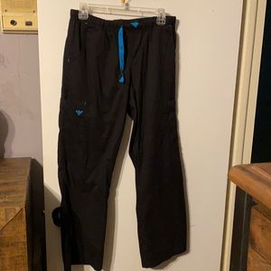 Black Med Couture scrub pants, Medium